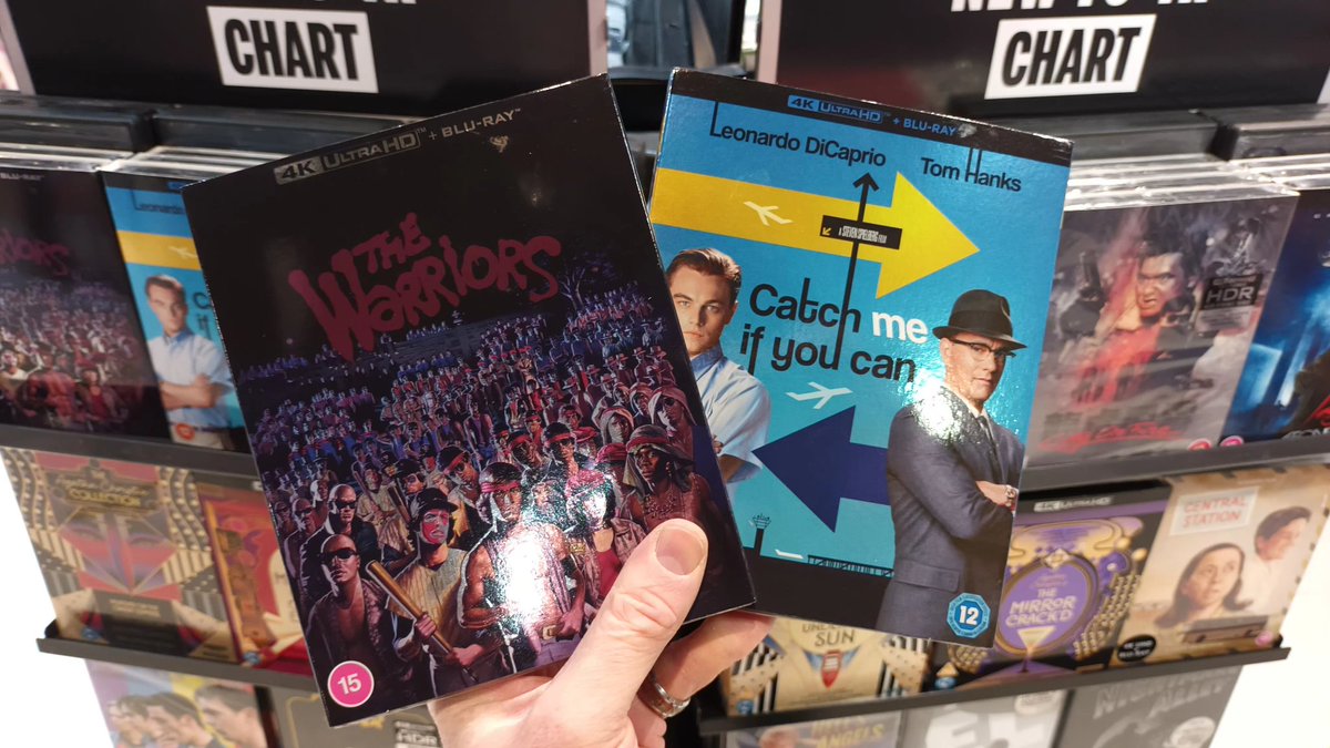 hmvBelfast's tweet image. New Release #uhd #4k titles out now
#catchmeifyoucan
#warriors #wildstyle #cityonfire
@the4kCollectivE @4KFilme @VHSDVDBLURAY4K @UltraHDBluray @avocadoom89