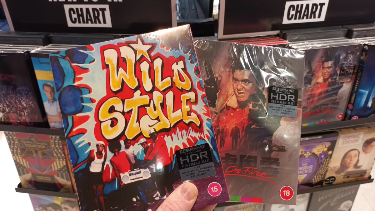 hmvBelfast's tweet image. New Release #uhd #4k titles out now
#catchmeifyoucan
#warriors #wildstyle #cityonfire
@the4kCollectivE @4KFilme @VHSDVDBLURAY4K @UltraHDBluray @avocadoom89