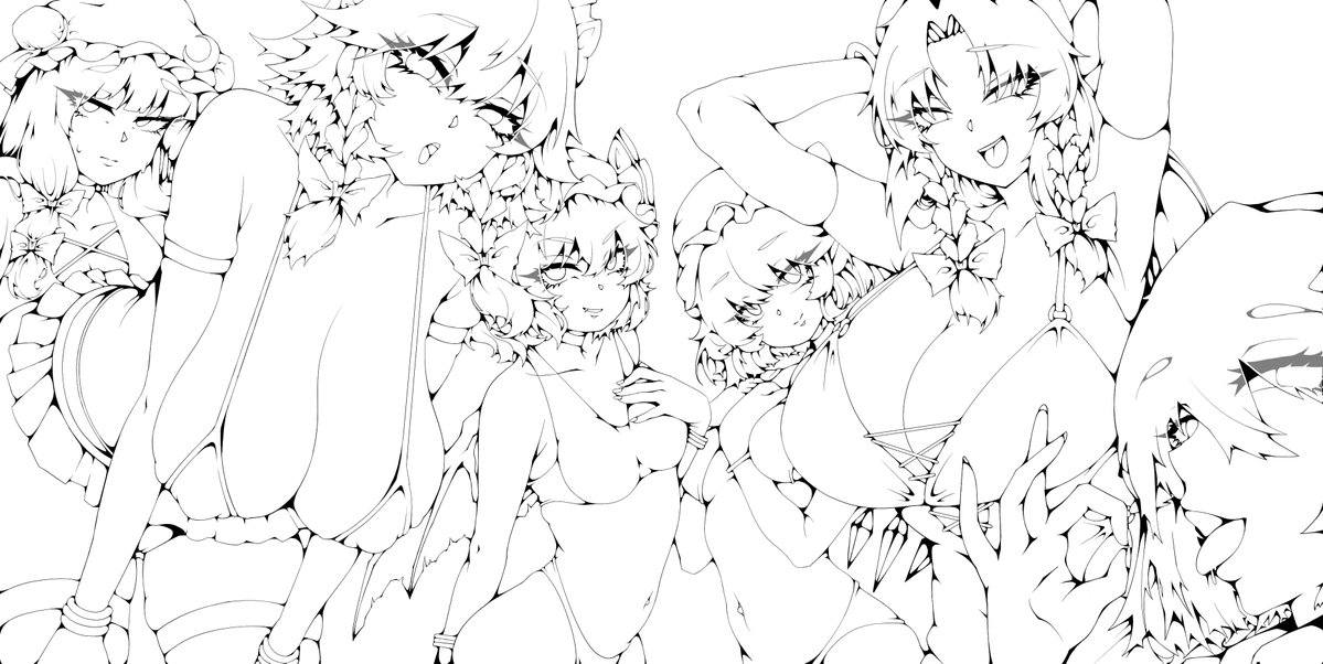 こっから着色とか頭おかしなるで。 