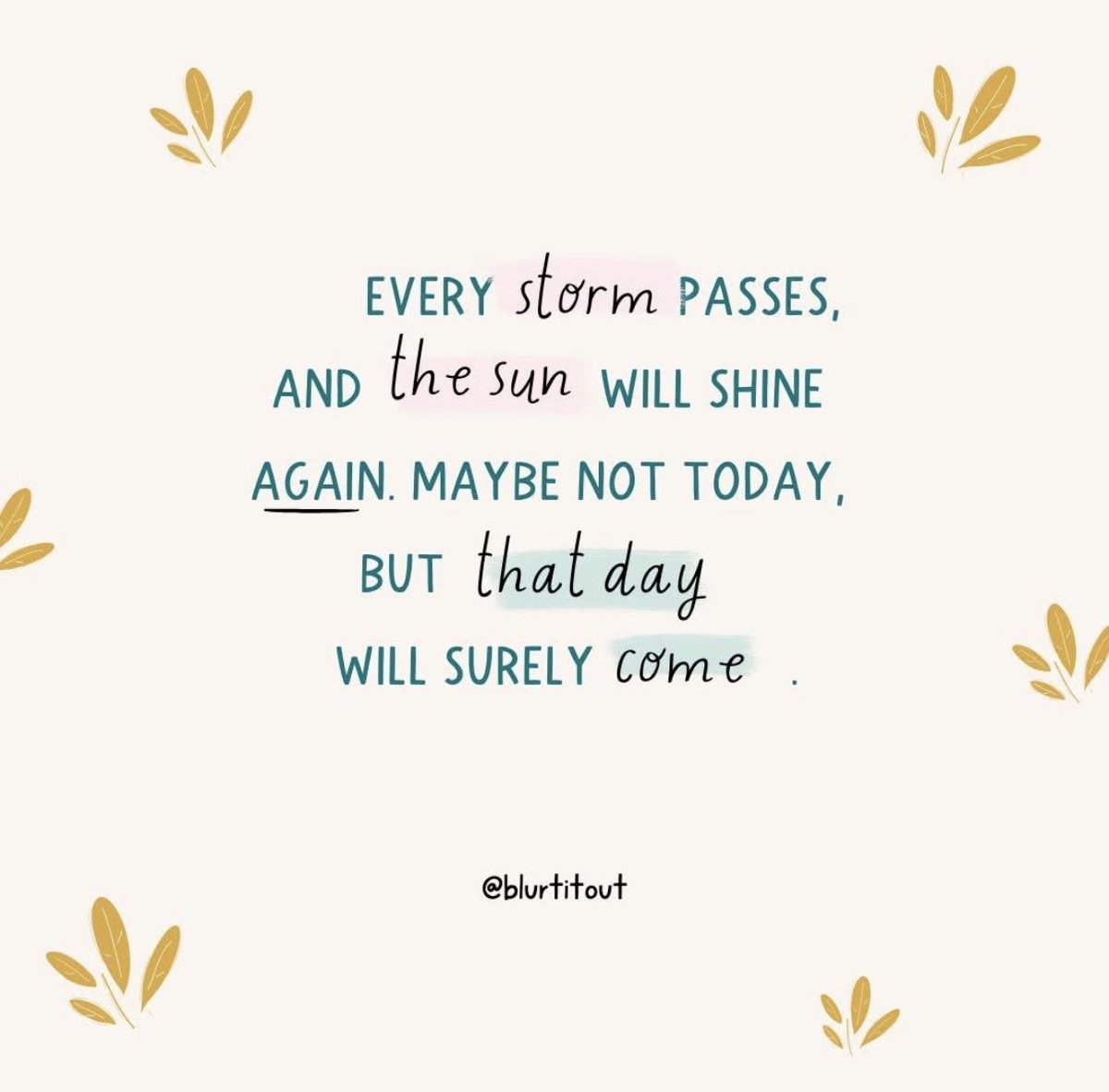 The rain will pass! #wms #bettertogether