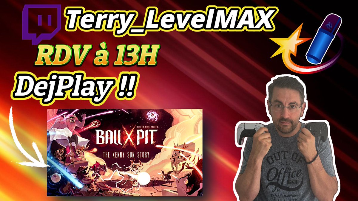 Terry_LevelMAX's tweet image. RDV à 13h #dejplay on découvre #BallxPit
twitch.tv/terry_levelmax