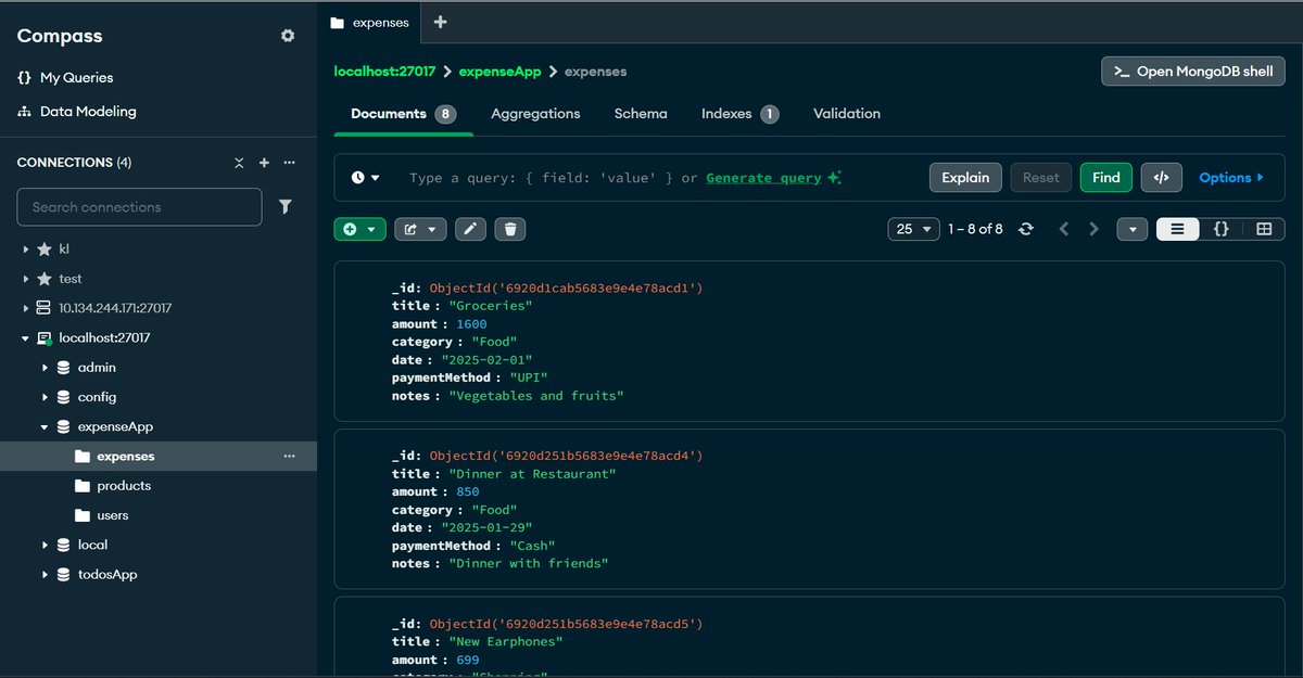 ritik65477's tweet image. 🚀 Day 148 of My Web Dev Journey – Backend

Diving into: MongoDB
Last 3 days were all about revision:

🔹 Node.js Fundamentals
🔹 EDA &amp;amp; Streams
🔹 Networking
🔹 Express
🔹 MongoDB Basics

🔄 Solid recap before moving ahead!

#NodeJS #MongoDB #100DaysOfCode #LearnInPublic #WebDev