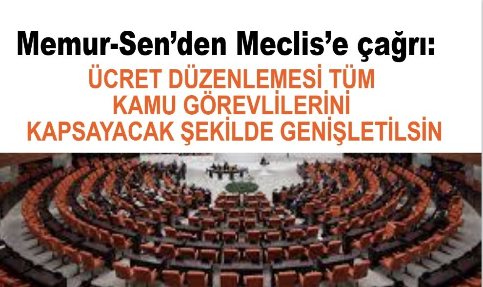 MEMUR SEN: 
Yıllardır gündeme getirdiğimiz;

Seyyanen zam verilmesi ve emekliliğe yansıtılması,

Mühendislik Meslek Kanunu ve THS’nin maaş/ücretlerinin iyileştirilmesi,

1. Dereceye 3600 Ek Gösterge,

Akademik personelin mali haklarının iyileştirilmesi,

Tazminat Yansıtma