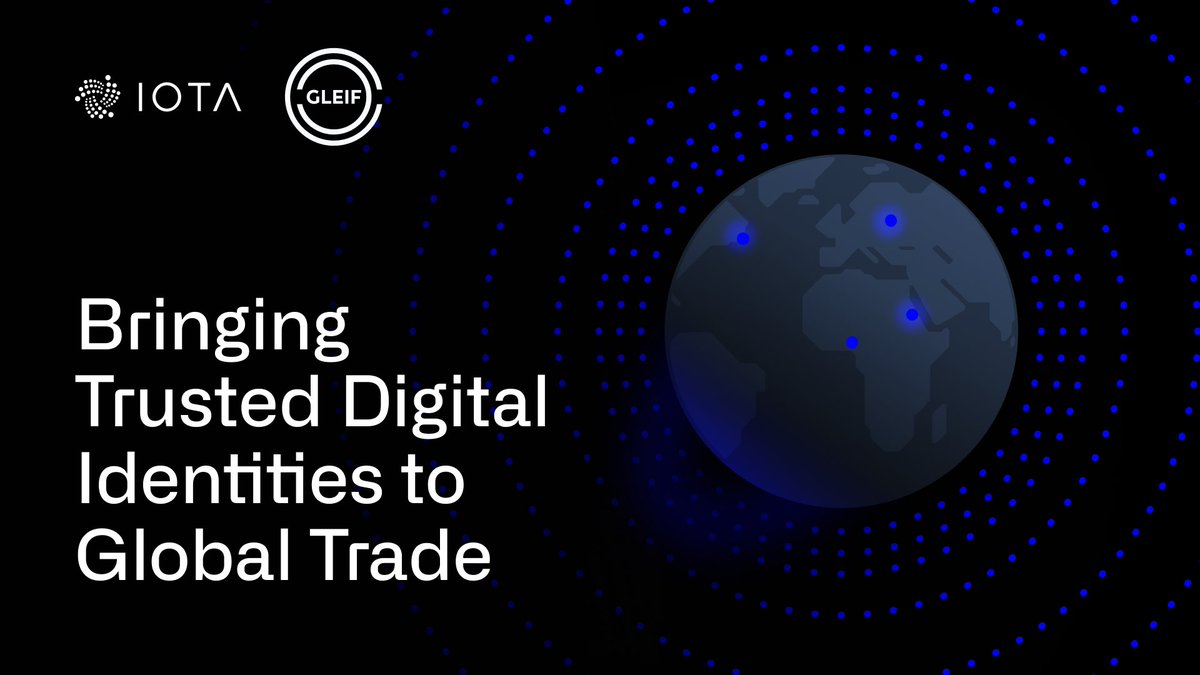 Noble_crypt's tweet image. $IOTA and GLEIF are aligning to fix a core problem in global trade, trusted business identity

Here is what you need to know

➢ Businesses still verify partners with slow manual checks
➢ Data lives in disconnected registries
➢ Missing or wrong information increases risk and…
