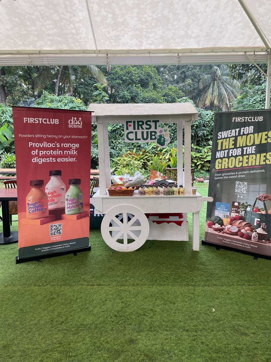 FirstClubIndia's tweet photo. This weekend we partnered with Daa Scene to bring fitness and food together. From pilates and dance fitness to recharge sessions, the energy was unreal. Loved introducing families to @ProvilacMilk and celebrating healthy living on a Sunday. Thank you for showing up! #FirstClub https://t.co/eqhPLqIdDU