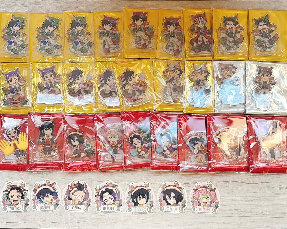 交換パターン②】クリスマス/ハロウィンアクスタ 【譲】義勇/実弥/無