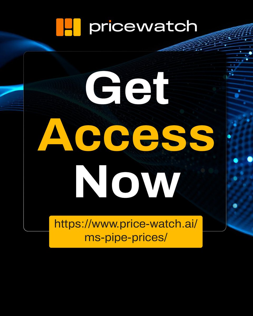 pricewatchai's tweet image. The third quarter of 2025 has continued to reflect a challenging landscape for the global mild steel (MS) pipe market, with pricing trending downward across major regions.

Read more: price-watch.ai/ms-pipe-prices/

#mspipe #agriculture #construction #storage #transportation #pipe