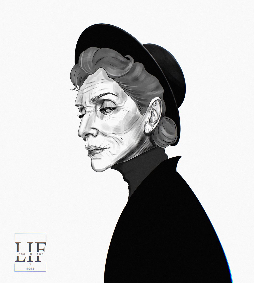 LocoINFog's tweet image. An elegant aged lady.

Procreate, 2025.

#digitalart #Procreate #art