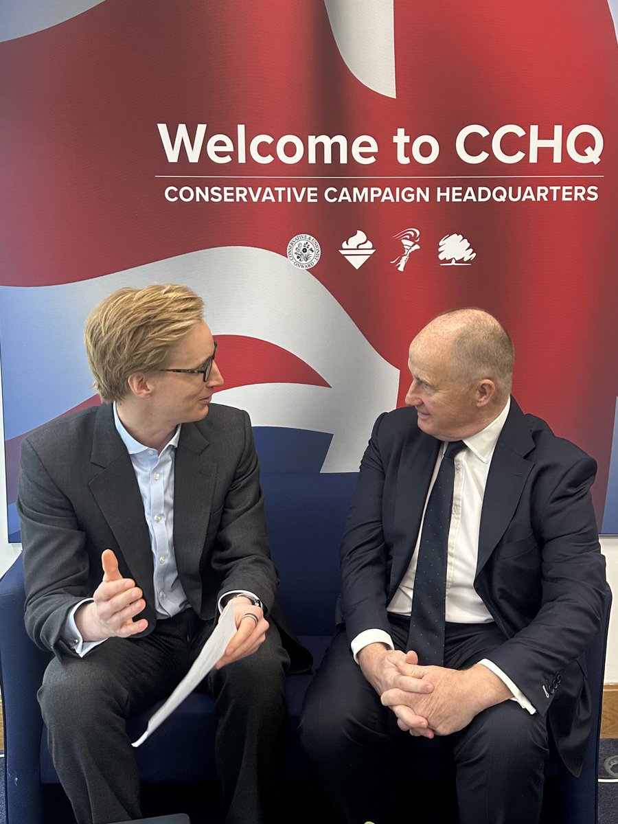A productive conversation with the Party Chairman, <a href="/kevinhollinrake/">Kevin Hollinrake MP</a>, about  improving accessibility for <a href="/Conservatives/">Conservatives</a>. The key asks were:
- A concessionary rate for disabled members of the Party.
- A CCHQ contact with the disability brief.
- Reduced exhibition rates at