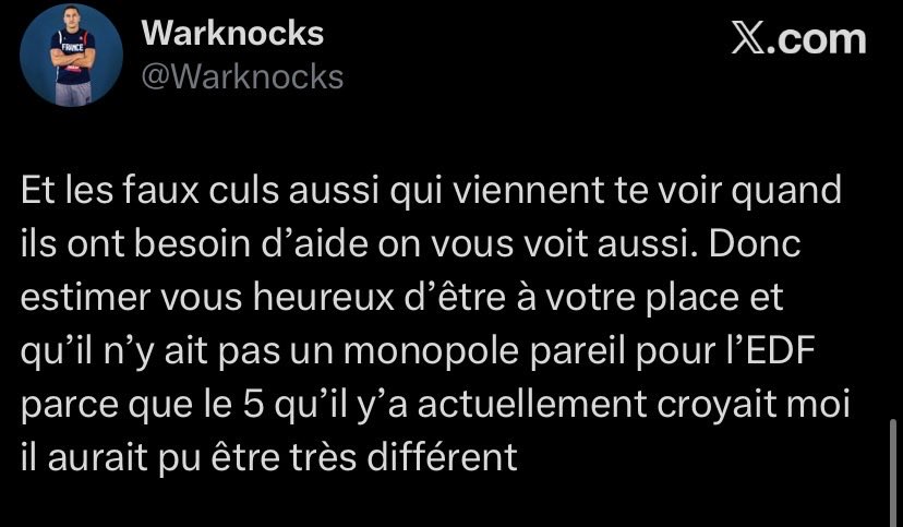 Warknocks's tweet photo. @Zarak_Utd C’est eux https://t.co/DKYCwtKw9I