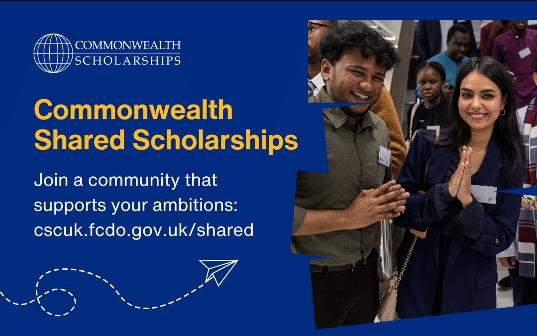 CheePengHor's tweet photo. 🎉Applications for 2026 Commonwealth Shared Master’s Scholarships are open and will close at 16:00 (GMT) on Tuesday 09 December 2025. 🎊

Do explore and consider this option to experience world-class education via this option!🌻
 https://t.co/i3FTprfPWc https://t.co/ehiO6GHSeb