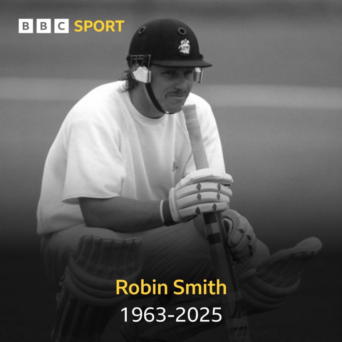 R.I.P. #RobinSmith ! That ferocious square cut was a thing of awe! #Ashes2025 #Gone_too_soon