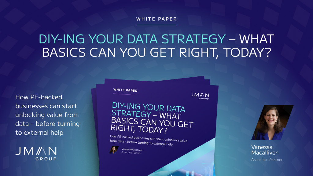 JMANGroup's tweet image. 📢 New white paper launch! 
 
Vanessa Macalliver, Associate Partner at JMAN provides a roadmap for PE-backed businesses to define a clear #datavision without external help.

Get your copy today- bit.ly/48pCCUL 
 
#DataAnalytics #DataStrategy #Innovation #PEBusiness