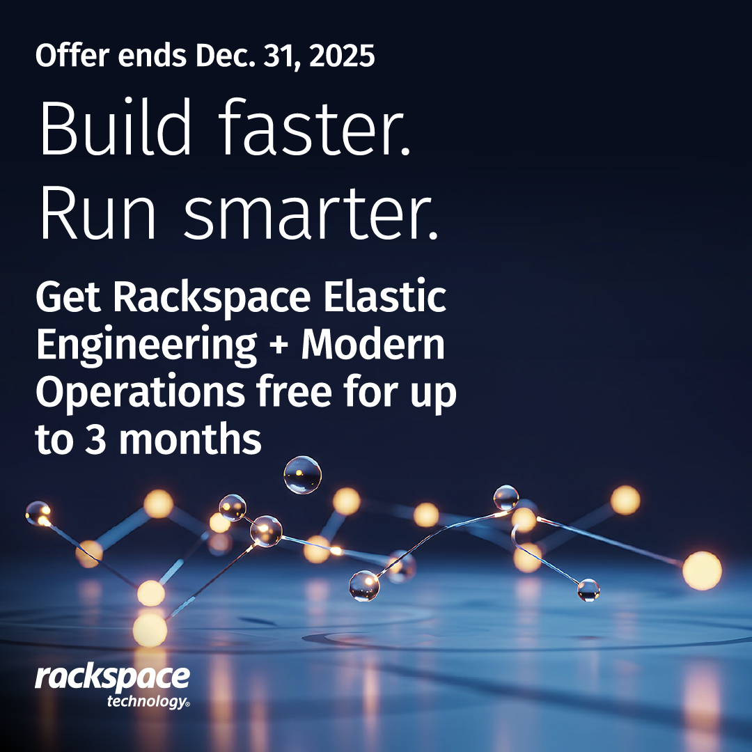 vsomani1's tweet image. Cloud success means moving faster or running safer. With @Rackspace, you decide. Choose Elastic Engineering to accelerate delivery or Modern Operations for 24x7 support, free for a limited time. Contact sales today: rackspace.com/contact