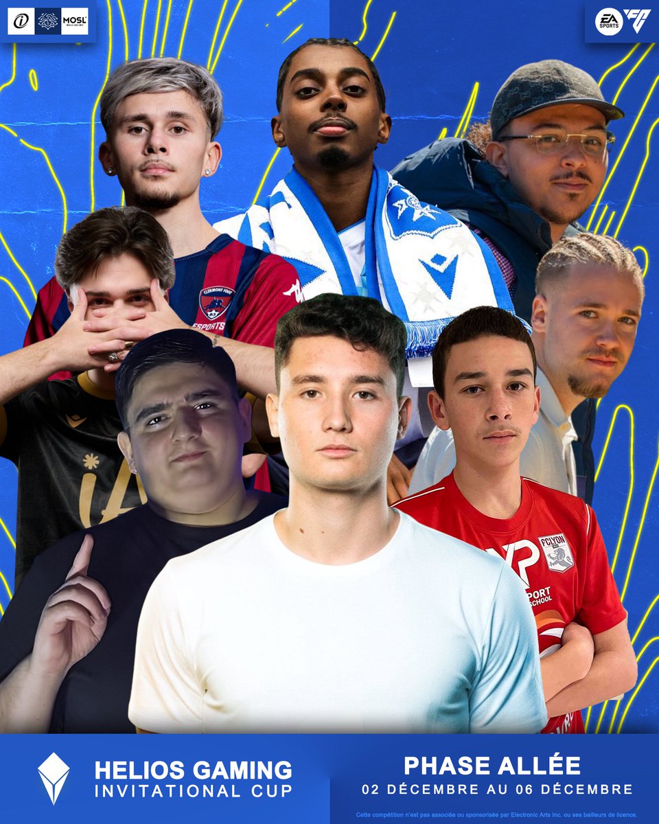 HeliosGamingFR's tweet image. 🏆 HG Invitational Cup 🏆 

Nouvelle édition de notre cup qui démarre ce soir 😮

Un seul objectif : la victoire.
🔥 Format : Ligue allée/retour puis Playoff
👉 Phase Allée : 02 au 06 décembre
💰 Cashprize : 250€ (Ligue) + 950€ (PlayOff)
🎙️ Cast by @paprika57m &amp;amp; @MIKA_DU_64