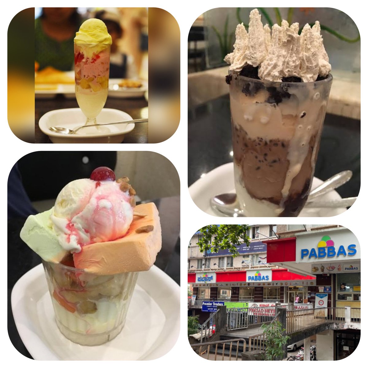 HelloMangalore's tweet photo. Did you know that
๐จPabbas, an ice cream parlour in Mangalore is one of the most visited ice-cream parlours in India
๐จThe popular ice creams at Pabbas are Gadbad, Pabbas Special and Tiramisu
๐จ Pabbas ice cream is recognised globally
#Mangalore #Icecream #Gadbad #Pabbas #Kudla https://t.co/QxMS8UIURP