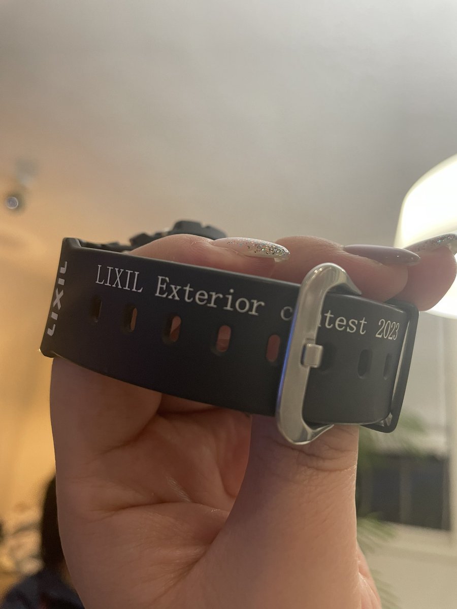 以前エクステリアコンテストで全国3位になった時の記念品がG-SHOCKで