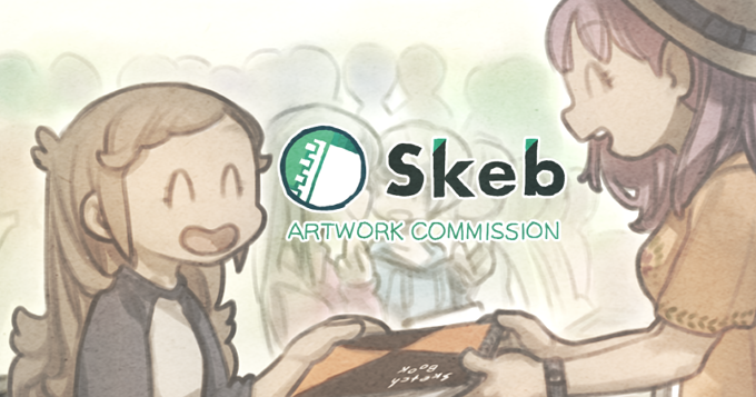 shimipan's tweet image. どうかなこれ！
すごく「skeb始めました」って感じがするでしょう！？

というわけで、skeb始めました～！🤩

So, I&apos;ve started using “Skeb”—feel free to send me requests anytime!