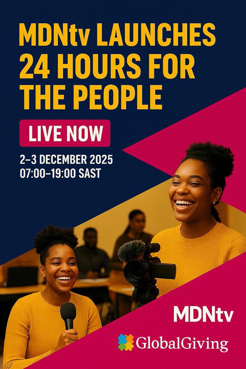 Future reporters and storytellers are counting on us.
Give $10+ matched and help build the MDNtv Youth Journalism Academy.
👉 goto.gg/72640
#GlobalGivingWithMdntv

GivingTuesday 
Mdntv