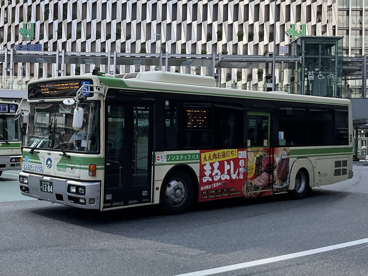 大阪シティバス 59-1284 大阪駅にて