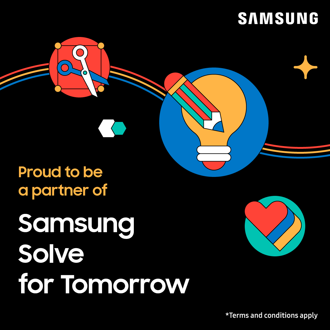 Tech_She_Can's tweet image. Give your students the chance to innovate for good!
Samsung’s Solve for Tomorrow competition is now open - a brilliant opportunity for students aged 11–18 to explore tech-for-good challenges and develop innovative solutions to real-world issues. Teachers enter on behalf of their…