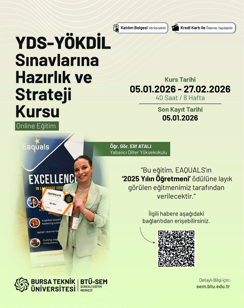 BTÜ SEM tweet media