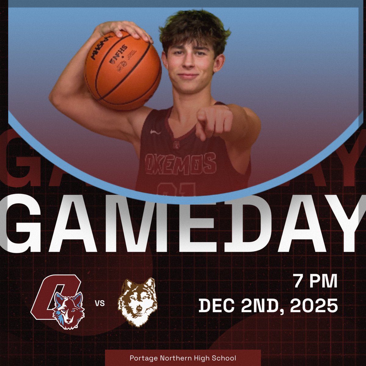 OkemosBoysHoops's tweet image. Our Okemos Wolves hit the road today for our first triple-header of the season!

📍 Location: Portage Northern High School
🆚 Matchup: Okemos vs. Portage Northern

⏰ Game Times:
• Freshman – 4:00 PM
• JV – 5:30 PM
• Varsity – 7:00 PM

#GoWolves