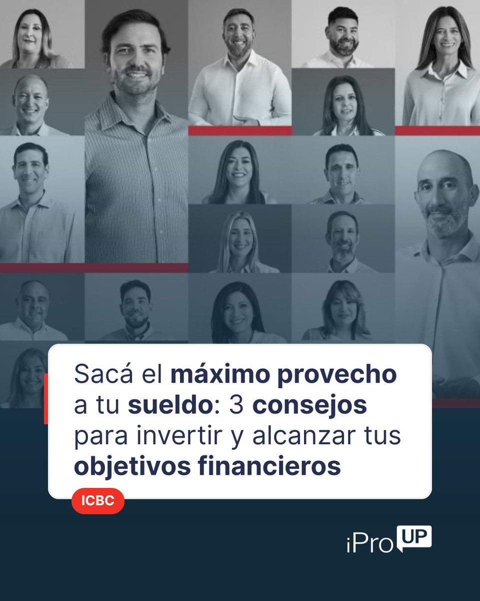 iproup's tweet image. 📊 Invertir no tiene por qué ser complicado.

Los expertos de @ICBCArgentina están para ayudarte a hacer que tu plata trabaje para vos, te asesoran, te acompañan y te ayudan en tus objetivos. Porque cuando contás con alguien que te acompaña, invertir se vuelve mucho más fá