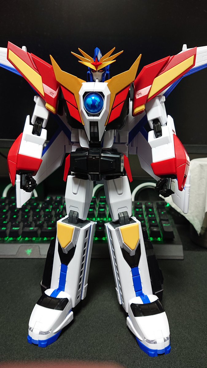 DeltaQuartz's tweet image. 再販のダ・ガーンX届いたー！
かっこよすぎる…