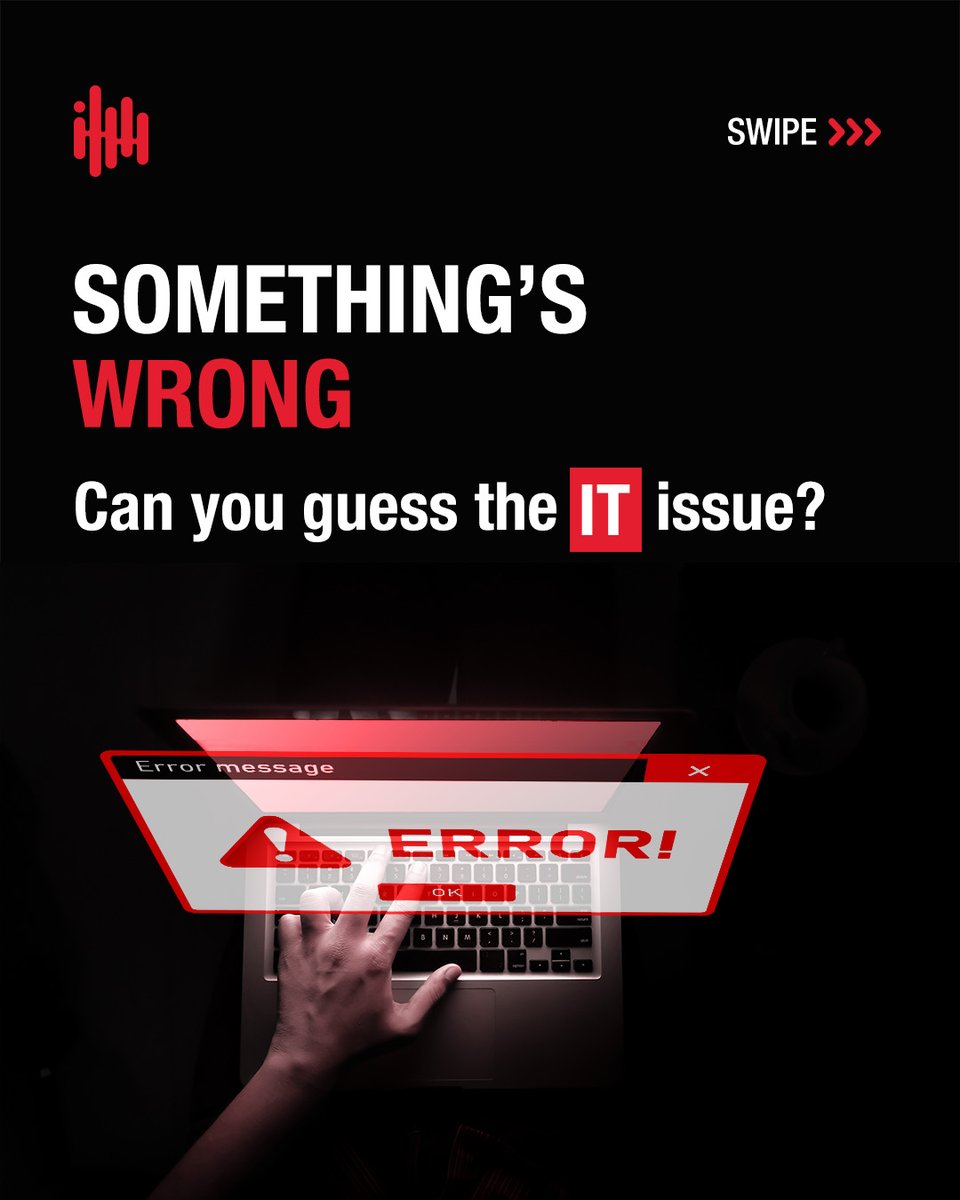 itworksme's tweet image. IT issues can sneak up on you, but can you spot the cause?

Swipe through this quick quiz and test your IT instincts.
How many did you guess right, let us know in the comments!

#ITSupport #HostingSolutions #TechQuiz #ITMaintenance #itworksmen