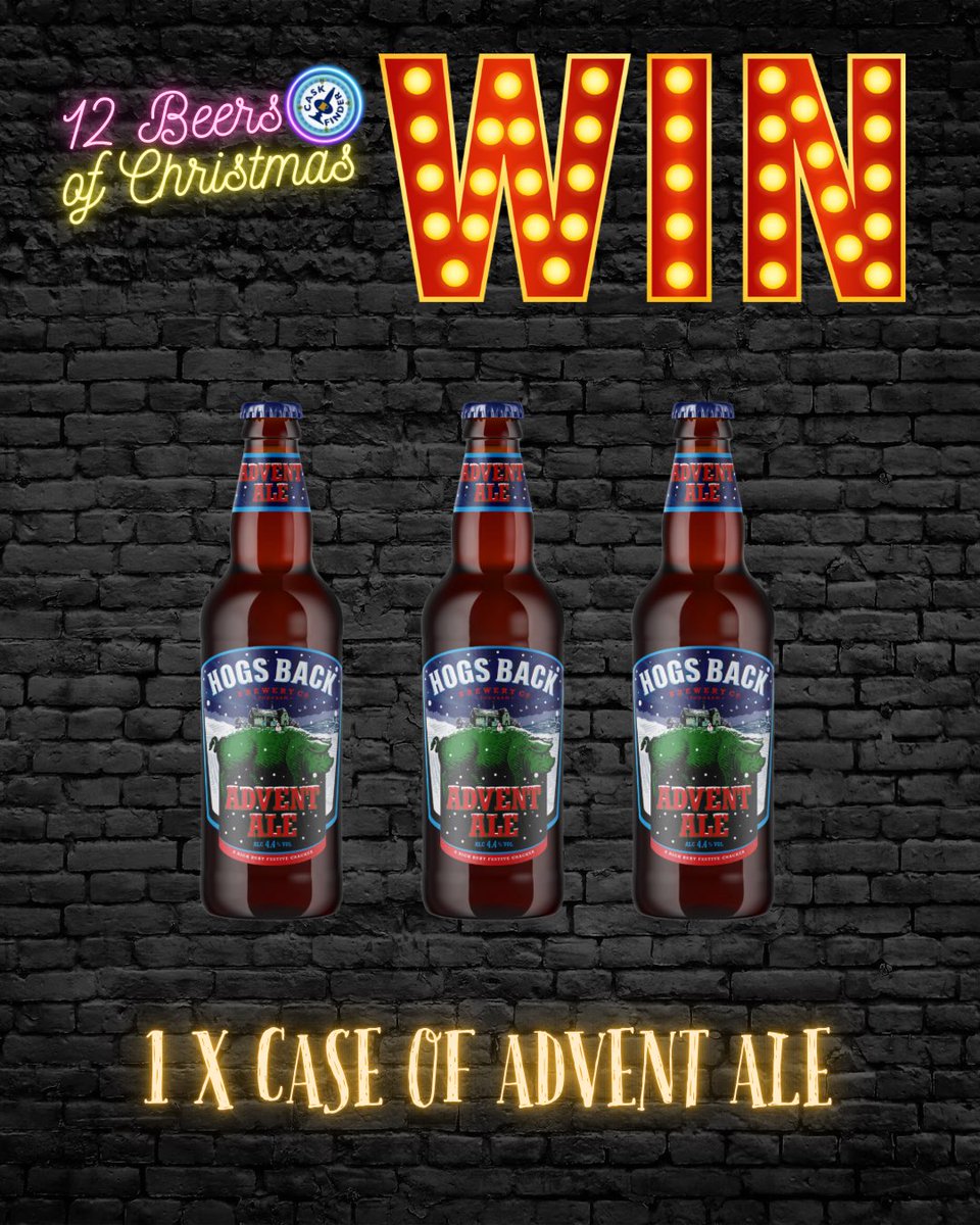 🎄12 Beers of Christmas - Day 2

Today’s festive pick is Advent Ale from <a href="/HogsBackBrewery/">Hogs Back Brewery</a> 

WIN a case of Advent Ale

To enter;
♦️ Tag a friend
♦️Follow <a href="/CaskFinder/">CaskFinder</a> + <a href="/HogsBackBrewery/">Hogs Back Brewery</a> 

T&amp;Cs: Ends midnight 2 Dec. 18+. UK only. Also running on Facebook &amp; instagram