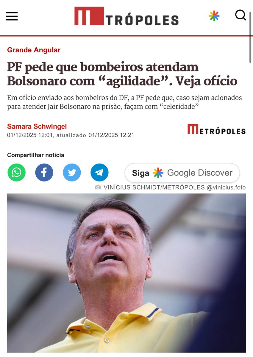 CarolDeToni's tweet image. Reconhecem a fragilidade do presidente, mas ignoram a prisão humanitária. Essa é a forma mais sórdida de atuar: querem já lavar as mãos de um flagrante “crime de omissão”.