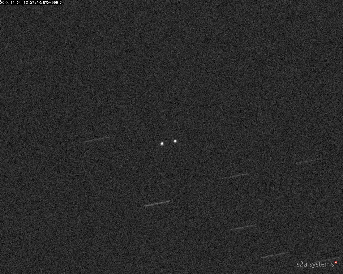 TechSpatiales's tweet image. La Chine continue à prendre de l&apos;avance dans l&apos;espace.
Leur satellite SJ-25 est vu ici peu après sa séparation de leur autre satellite SJ-21, très probablement après avoir effectué le premier transfert d&apos;ergols de l&apos;histoire sur orbite géostationnaire. 
📸@s2a_systems