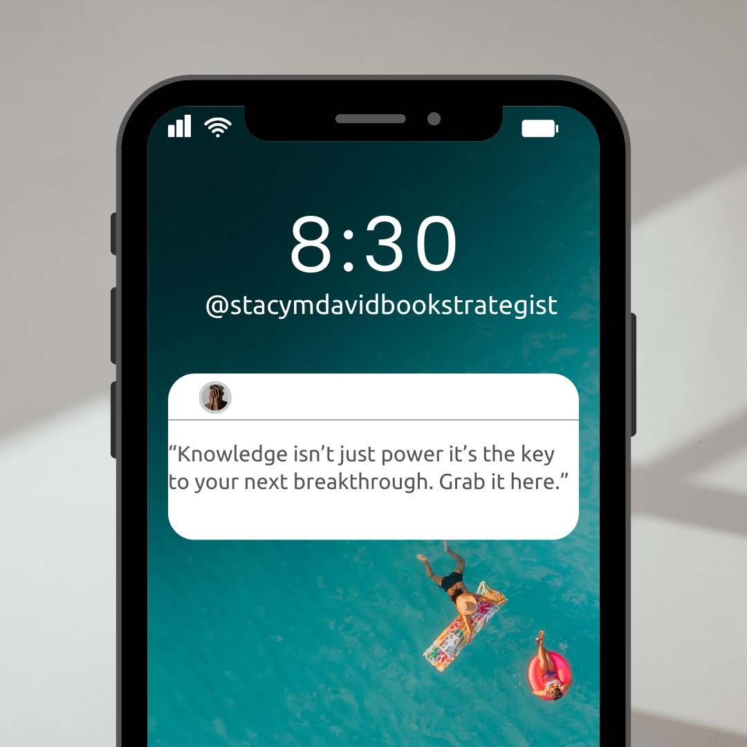 DavidStacy55164's tweet image. Knowledge isn’t just power it’s the key to your next breakthrough. Grab it here. #KnowledgeIsPower #BookLovers #GrowthMindset