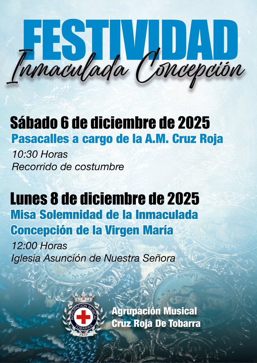 Nuestra Patrona 2025
¡¡Te esperamos!!
