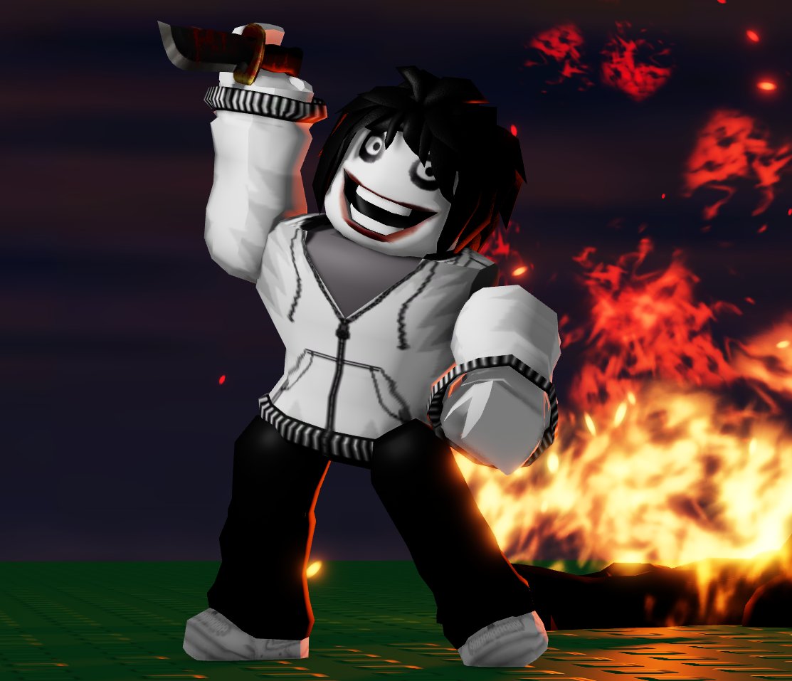 helloitsAndrei's tweet image. #Roblox #RobloxStudio #RobloxArt 
// and the most popular SAKTKIA51 creepypasta-related killer

Jeff The Killer
Jeffrey Alan Woods

my SAKTKIA51 jeff take
(this was easy as hell to make tbh)