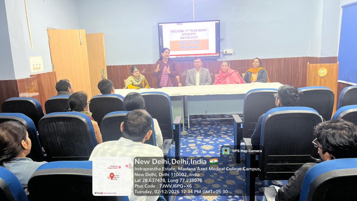 IGNOU_RCDelhi2's tweet image. Induction Meeting organised at LSC-29006P on 02-12-2025