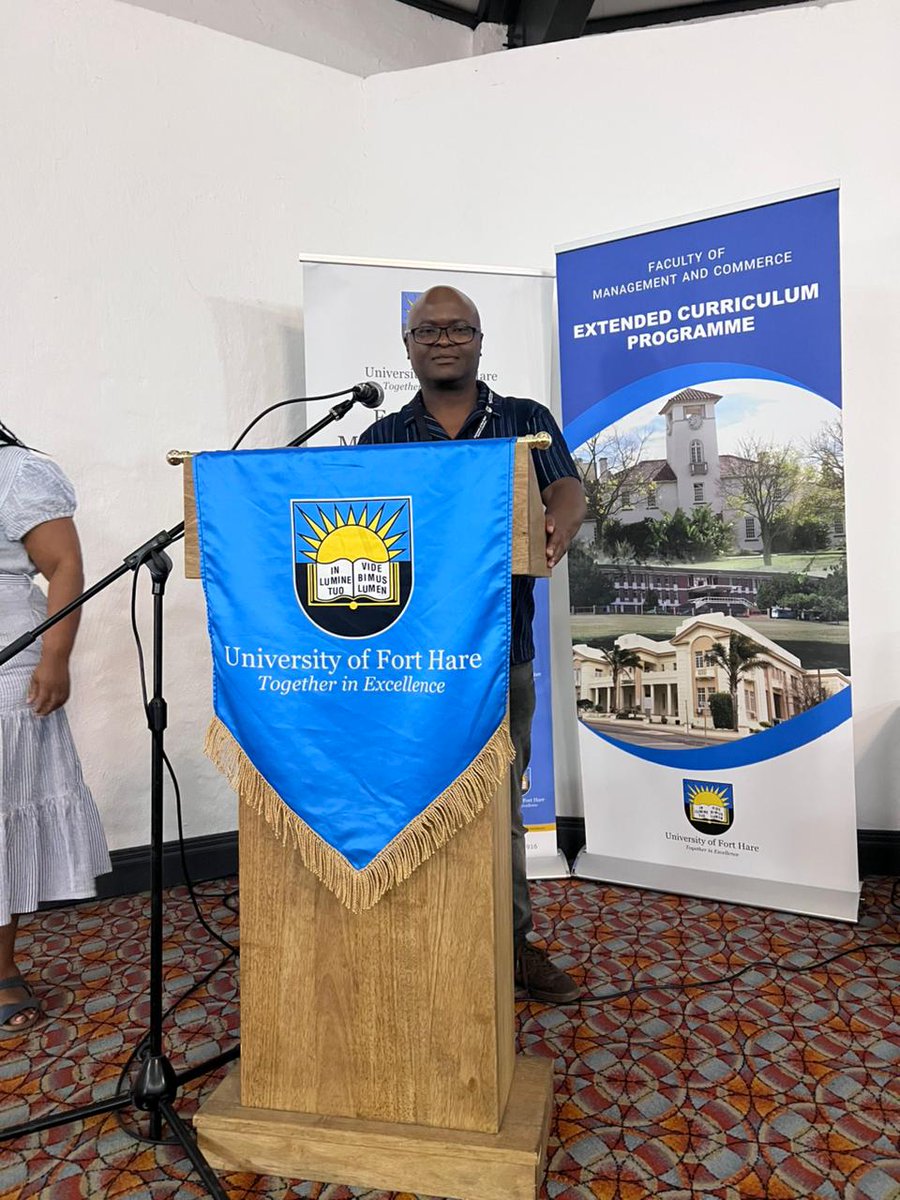 CPUT_FBMS's tweet photo. 🎓 Kudos to Mr Mbuso Tshaka for representing FBMS at the ECP Indaba hosted by the University of Fort Hare!

We’re proud to contribute to national conversations that strengthen teaching and learning.

@ufh1916

#CPUT #ECPIndaba #HigherEducation #StudentSuccess https://t.co/HjWydEGOrP