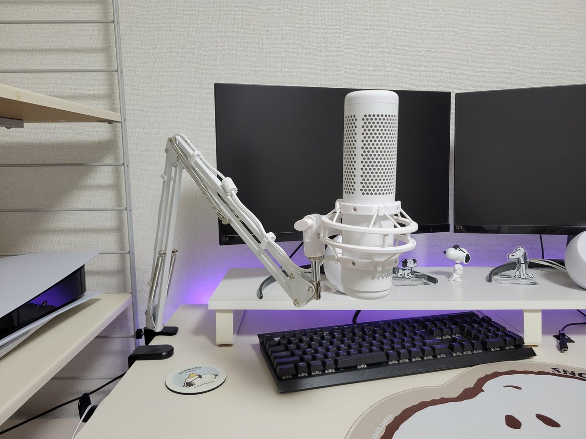 OSUSI_BB's tweet photo. Before After

マイクとマイクアーム買い換えた🤍
モチベ上がる〜😆✨
VCほぼしないけどw

#HyperX https://t.co/D2jkf3VCth
