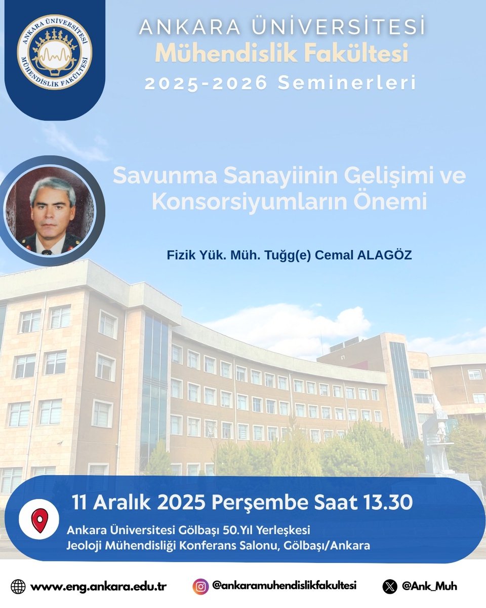 Ankara Üniversitesi Mühendislik Fakültesi tweet media