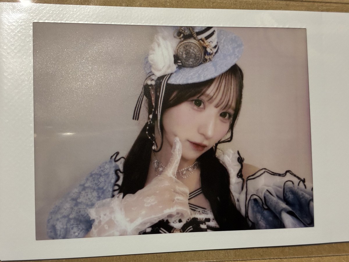 なちこのビンゴチェキも届いた！ ほんとはサイン入り欲しかったけど