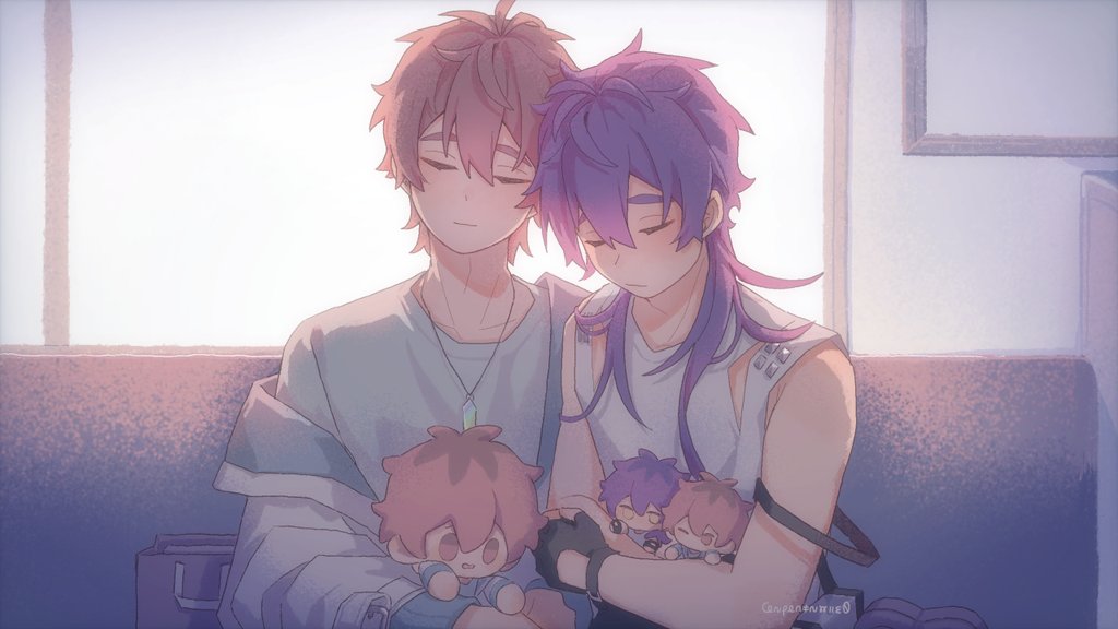 リン・エイトお出かけ妄想が全然治まらない……。兄弟仲良くたくさんお出かけしてくれ