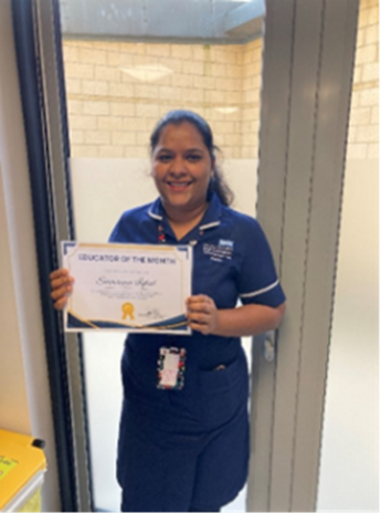 CDDFTNHS's tweet image. 🌟 Learner &amp;amp; Educator of the Month – Nov 2025 🌟

Congratulations to Shannon McNamara for excellence in practice and professional growth, and Sumayya Iqbal for exceptional coaching and support. 👏💙

#TeamCDDFT #NHSValues #ExcellenceInLearning