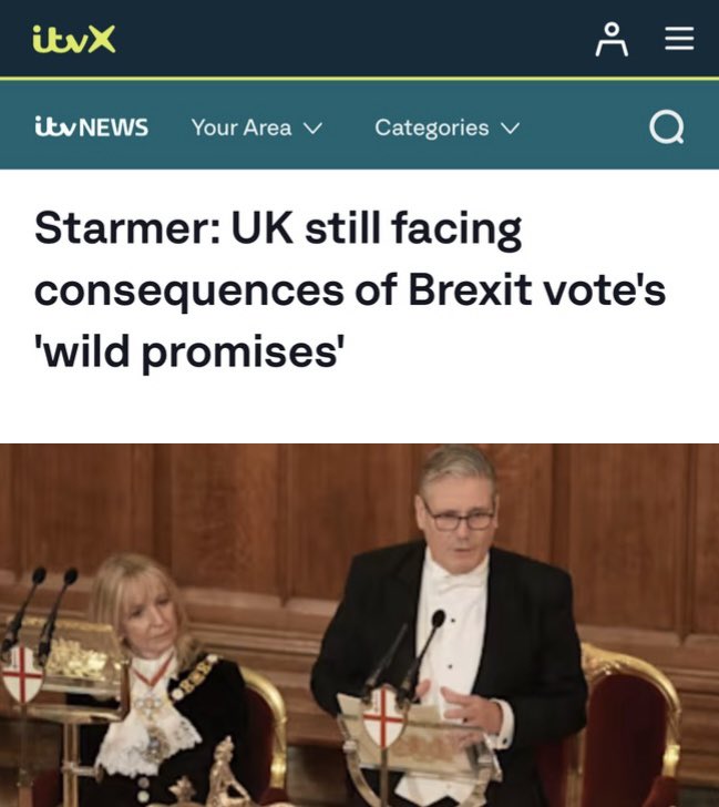 LetsStopC9's tweet image. Starmer admits Brexit has done real damage, yet still insists the vote was “fair” and “democratic.”

We all know the public were lied to, misled and conned from every angle, how can he then claim the vote to be fair and democratic?!
itv.com/news/2025-12-0…