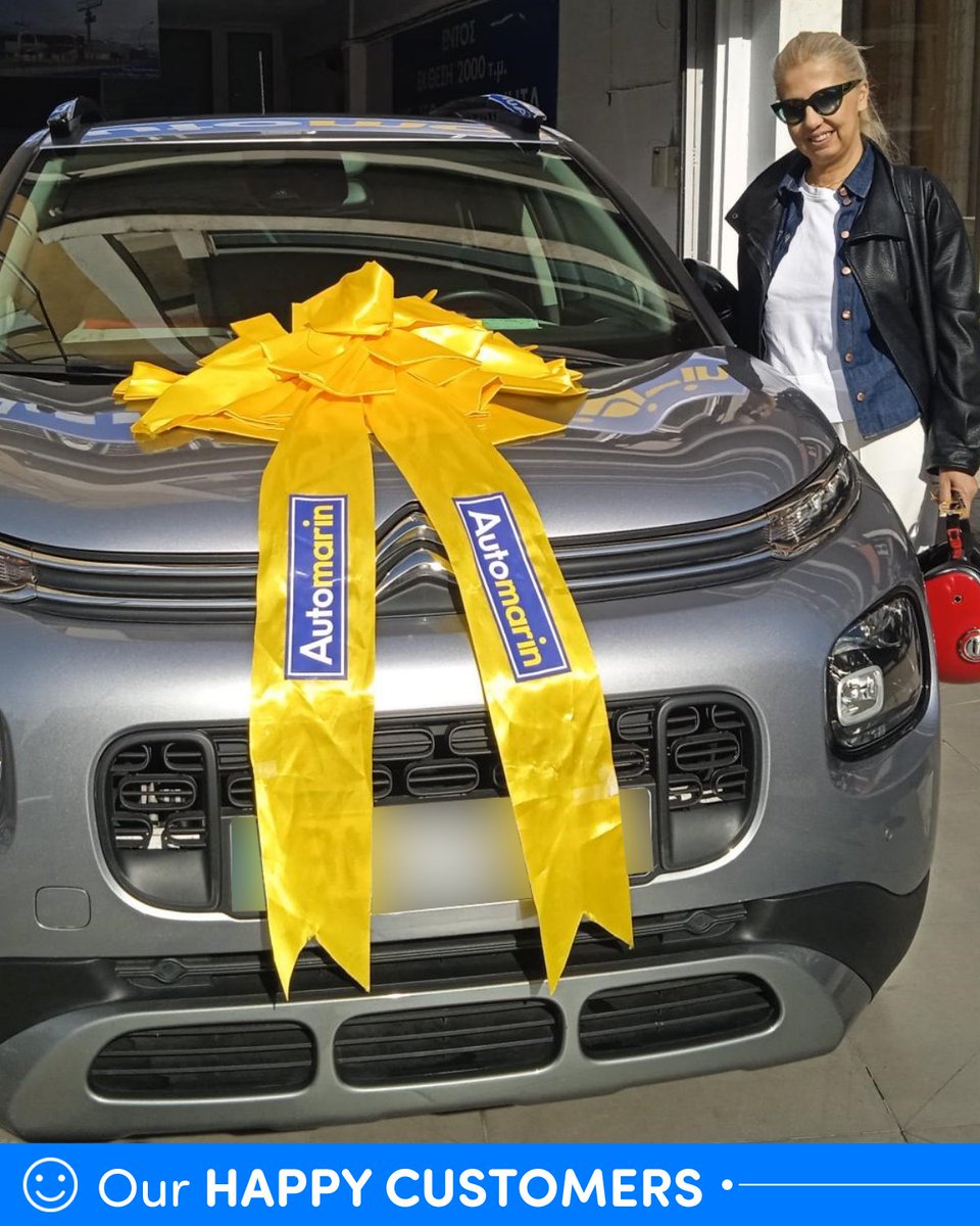 Automarin's tweet image. Κάθε παράδοση αυτοκινήτου, μια νέα αρχή! 🥳 Πάνω από 47 χρόνια στο δρόμο μαζί σας!  Είμαστε ευγνώμονες για κάθε απίστευτο πελάτη που μας εμπιστεύτηκε για το ταξίδι, τις περιπέτειες και τα όνειρά του.