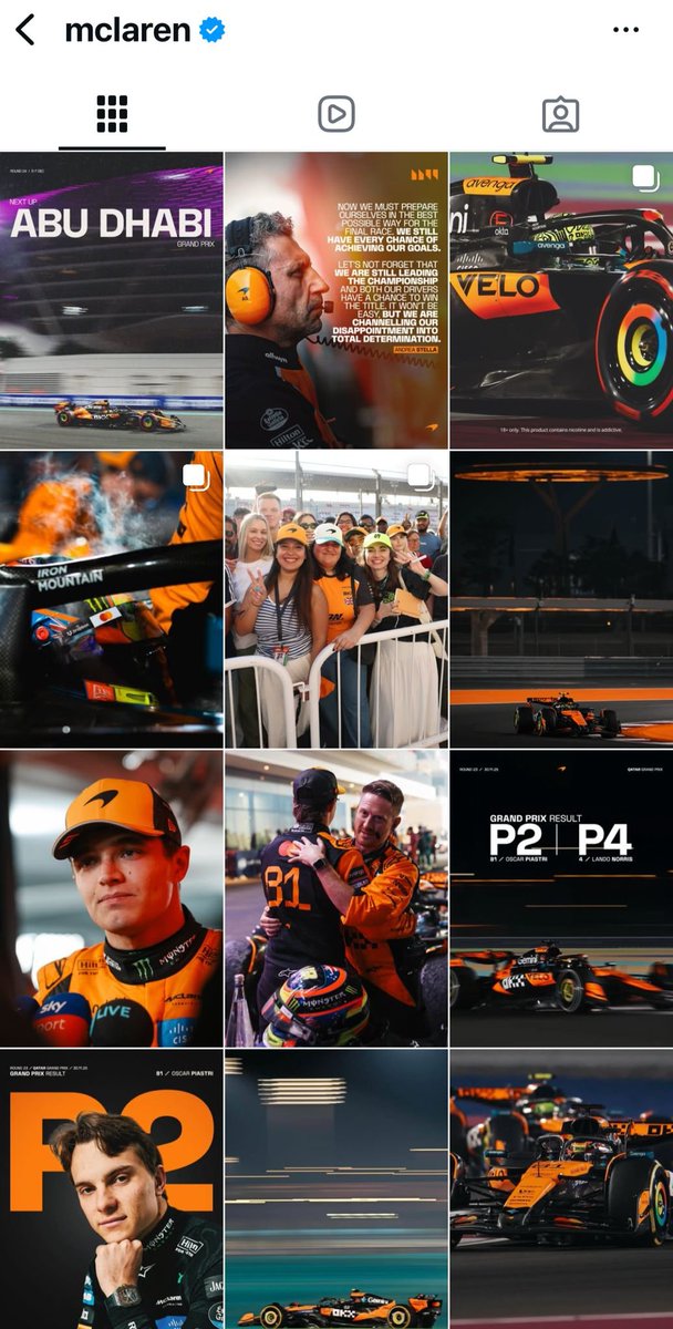 oceaniccut's tweet photo. aren't you embarrassed that another team is celebrating your driver better than you are? do you have any shame?looking at your ig feed, no one would believe oscar was on the podium last sunday. @McLarenF1 https://t.co/GXSAJUo37X