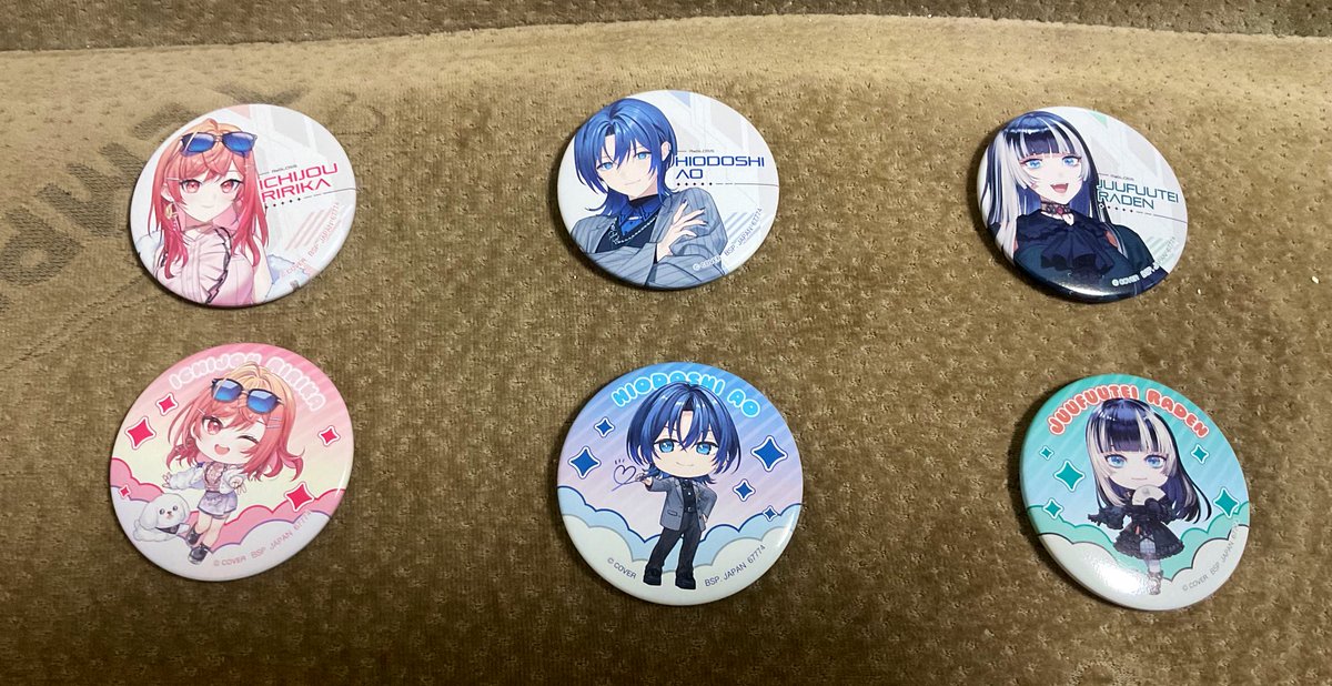 缶バッジ賞は… りりぃ・青くん・らでんちゃんでした❕😊 って事は 「Ri