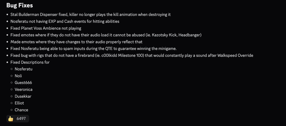 Forsaken News tweet media