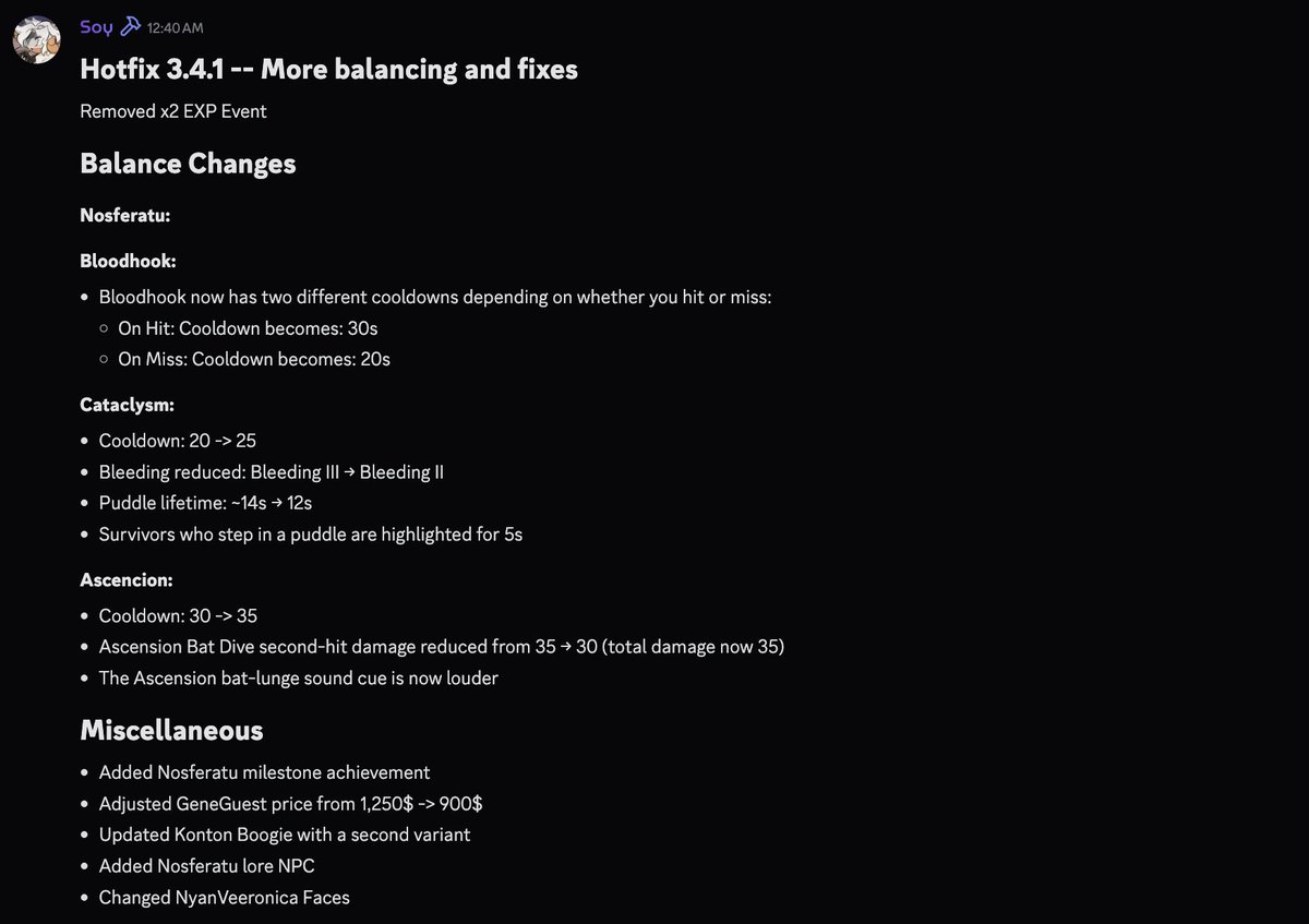 Forsaken News tweet media