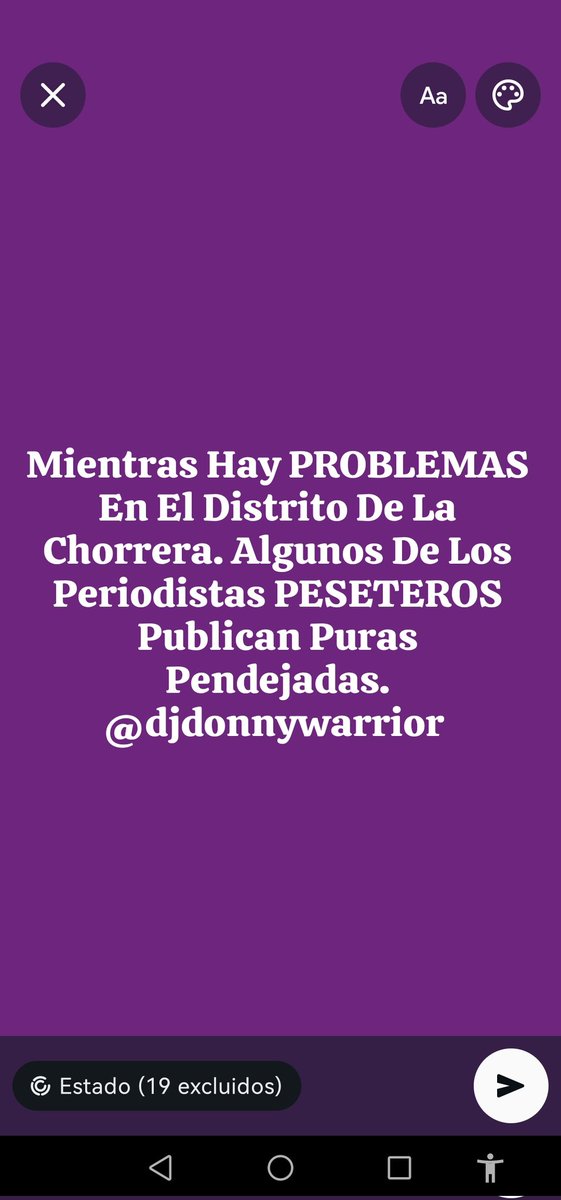 Mientras Hay PROBLEMAS En El Distrito De La Chorrera. Algunos De Los Periodistas PESETEROS Publican Puras Pendejadas.
#telodijoelwarrior
@djdonnywarrior